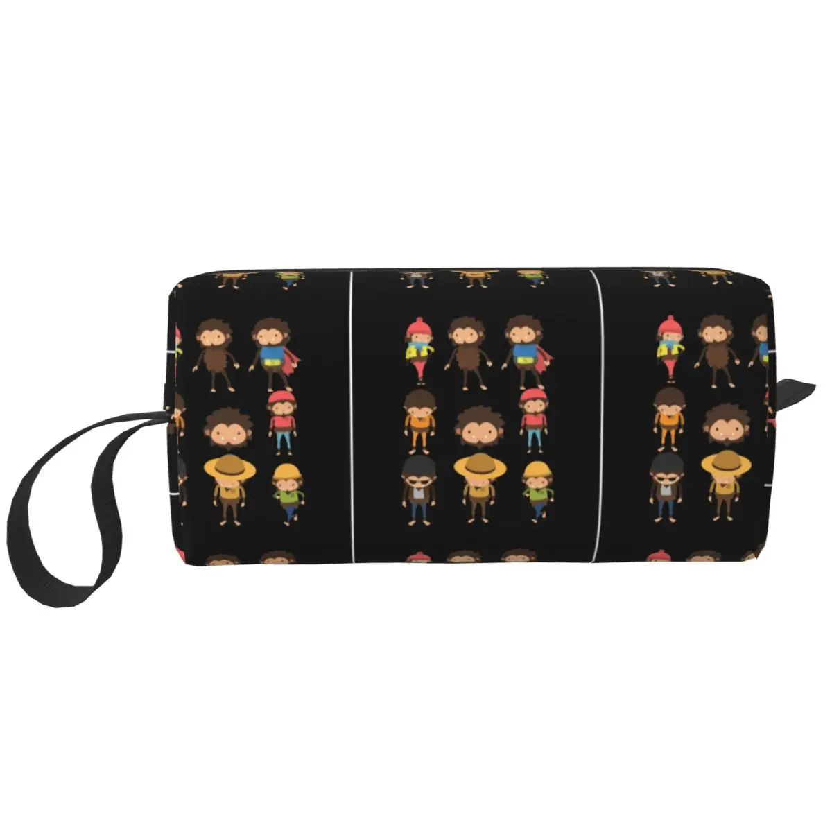 Sneaky Sasquatch Poster Makeup Bag Cosmetic Organizer Storage Dopp Kit Toiletry Cosmetic Bag for Women Beauty Travel Pencil Case