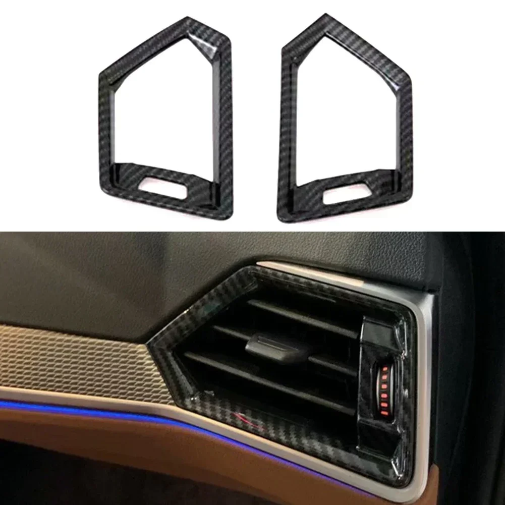For BMW 3-Series G20 19-23 For G22 4 Series For Coupe M440i 2021 Dashboard Side Air Outlet Vent Cover Trim Dash Console Sticker