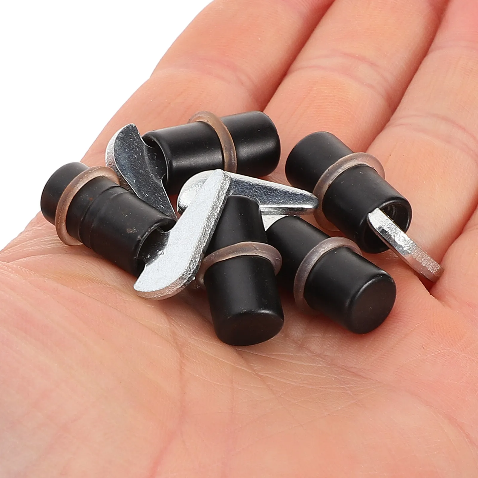 10Pcs Sturdy Metal Shelf Pegs Cabinet Shelf Support Pins Easy Install Disassemble for Bookshelves Cabinets Shelving Units