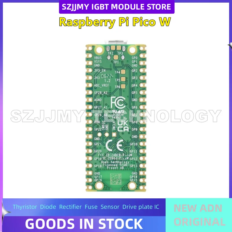 

Raspberry Pi Pico W Raspberry-Pi-Pico-W-M Raspberry Pi Pico WH Pico-W-Relay-Kit НОВЫЙ ОРИГИНАЛ НА СКЛАДЕ