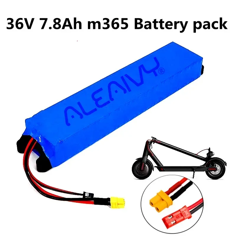 

36V 7.8Ah 18650 lithium battery pack 10S3P 7800mah 250W-500W Same port 42V E-Scooter M365 ebike Power Battery with BMS