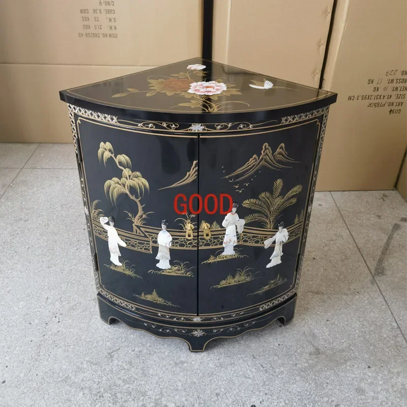 Shell Triangle Cabinet Corner Storage Storage Cabinet Classical