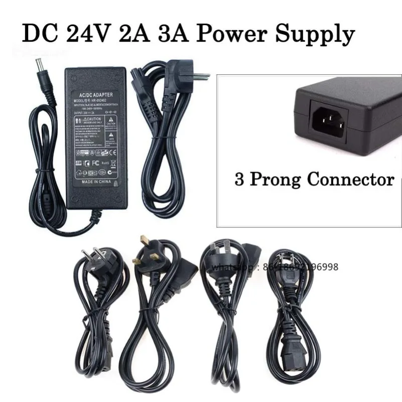 LED Power Adapter DC 24V Lighting Transformer AC 110V~220V 1A 2A 3A 4A 5A 6A 8A 10A Switching Power Supply for LED Camera Router view 2