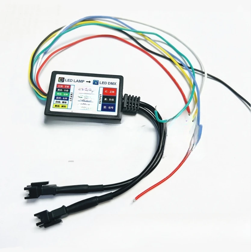 

12V 5V Compatible Car Trunk Signal Controller with Sequential Turn Signal and Bright Reversing Brake Light Functions