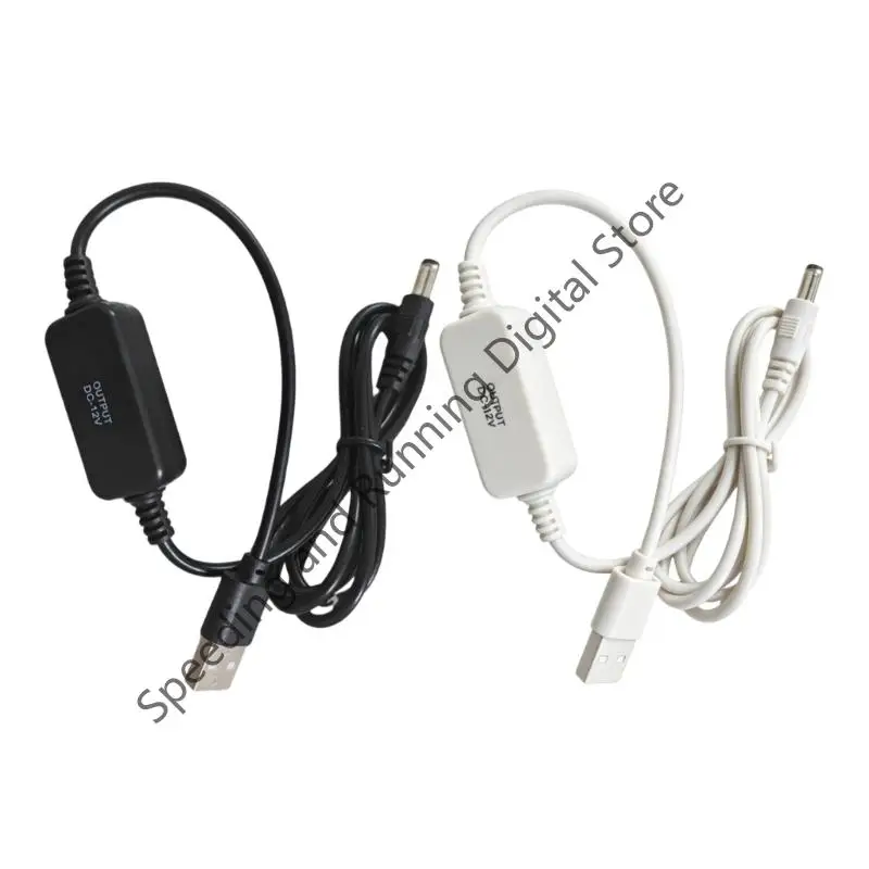 DC5521 5V to 12V 9V 5.5*2.1mm USB Power Cable For Router WIFI Modem Fan Adapter Wire USB Module Converter