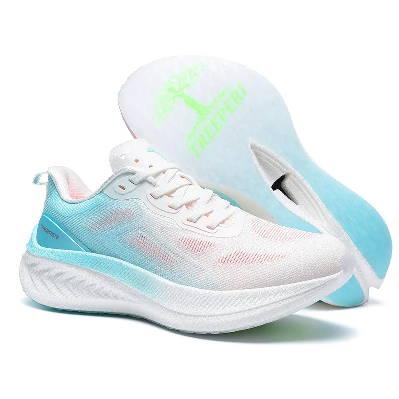 Light Comfortable Carbon Board Running Shoes Burning Speed Kids Sneakers Popcorn Shock Absorption Professional Sports Trainers