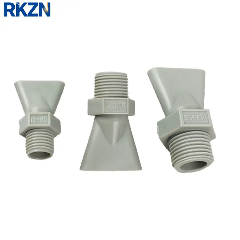 2pcs ABS Plastic Blower Knife Plastic Joint Flat Mouth Duck Nozzle Blow Nozzle Blow Air Pipe Nozzle 1/4, 1/2, 3/4, 3/8