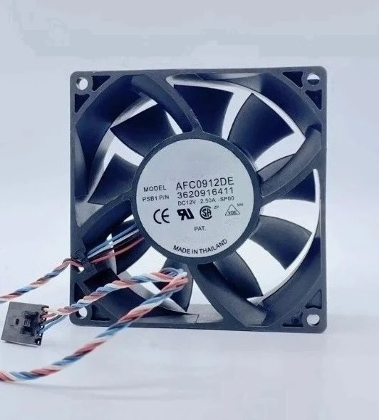 Brand New Original  AFC0912DE 12V 2.50A 9Cm Double Ball Storm Version Powerful Chassis Fan Cooling Fan Fast Delivery