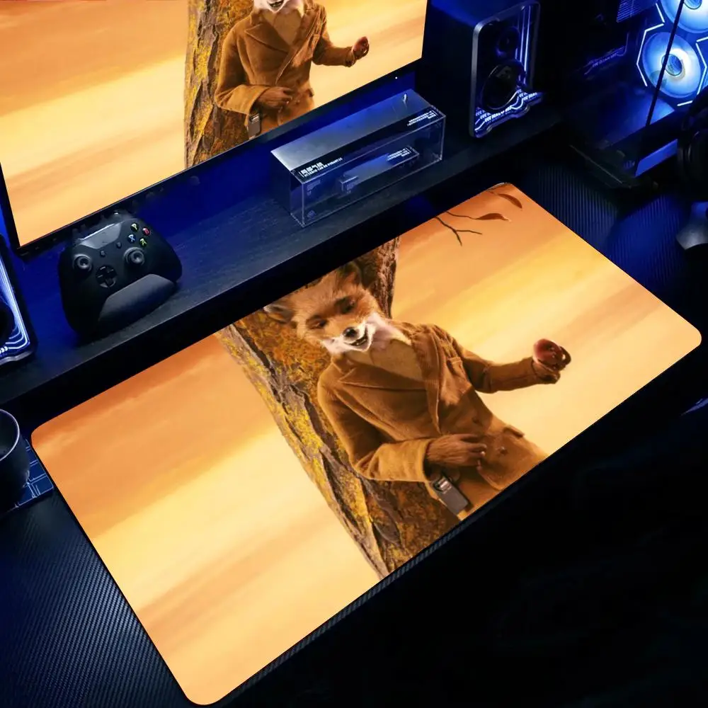 

Коврик для мыши Movie F-Fantastic Mr. Fox, большой игровой коврик для мыши с защитой по краям, утолщенный, для компьютерной клавиатуры, стола, рабочего места