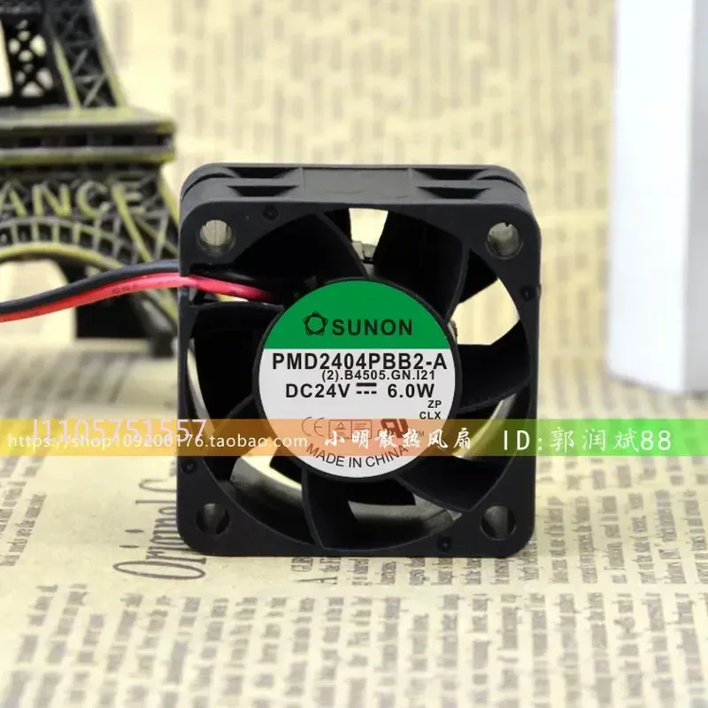 for Jianzhun SUNON PMD2404PBB2-A 24V 6.0W 4028 2-wire Server Cooling Fan
