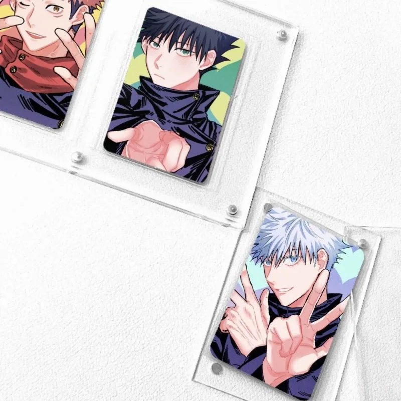 Jujutsu Kaisen Anime Card 3 Inch Gojo Satoru Geto Suguru Childrens Stationery Student Message Collection Couples Gift Waterproof