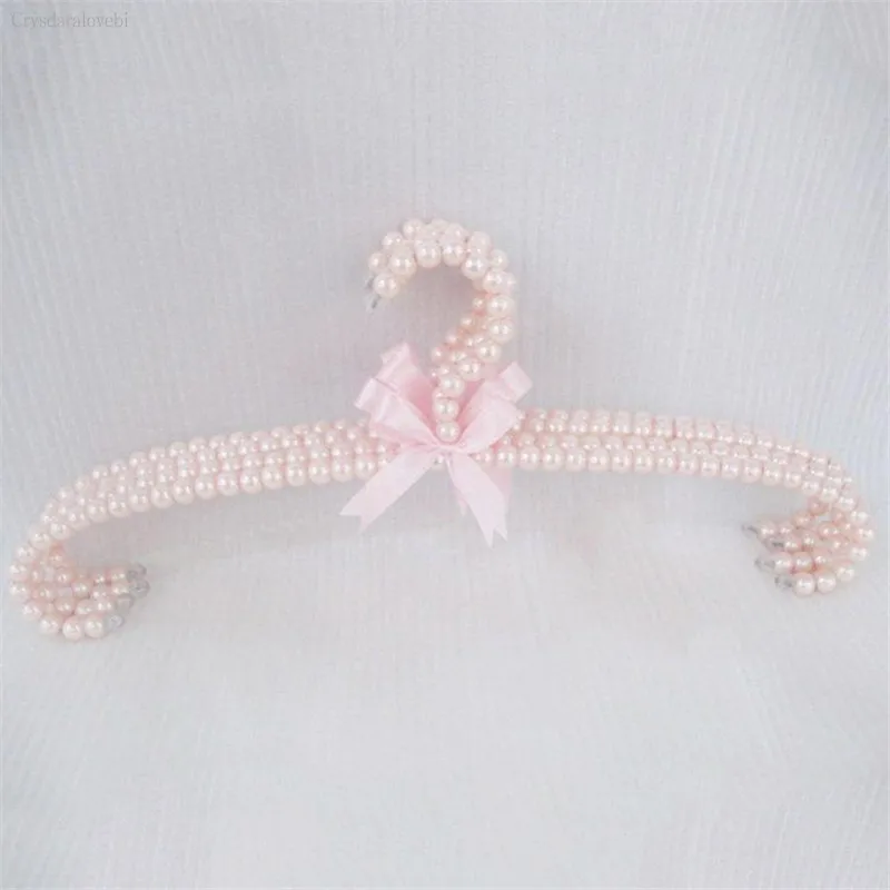 20pcs Storage Powder Pearl Opening To Fight The Butterfly Knot Clothes Rack Abs Plastic Store Display Bead Hanger