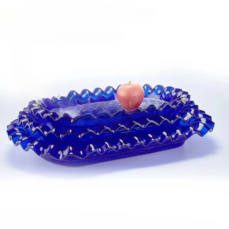 

Sushi Dry Ice Plate Sashimi Platter Chilled Seafood Tray with Sealing Board Seafood Restaurant