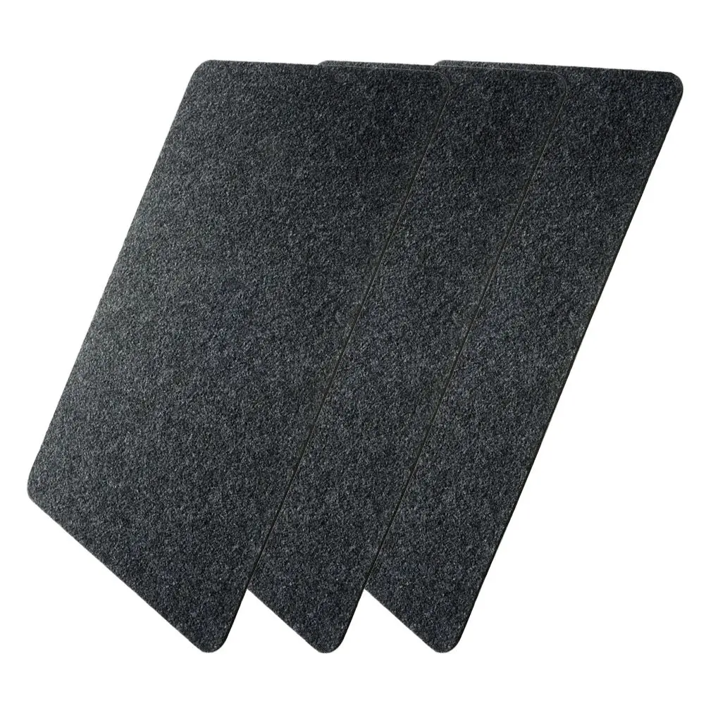 

3 Pcs Air Fryer Pad Heat Proof Mat Blender Slide Protector Kitchen Worktop Savers Countertop Mixer Base Mats Easy Clean