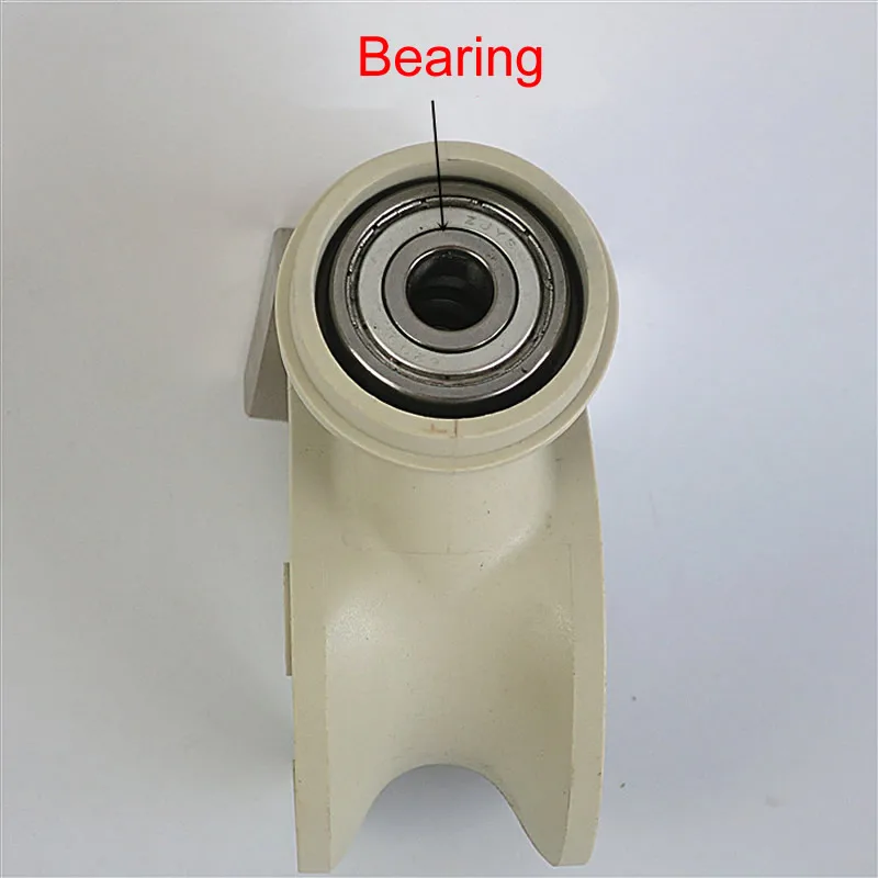 3inches white Medical Wheel casters  soft TPR wheel tread M12x25 screw with bearings silent For Hospital trolley