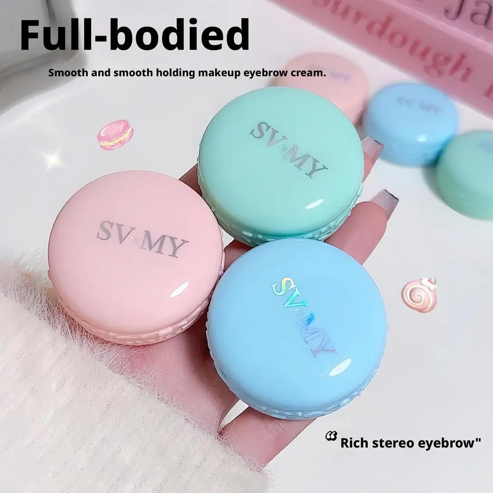 3 ألوان معززات الحواجب الطبيعية ماكياج دائم مقاوم للماء ثلاثية الأبعاد العين الحاجب دهن الحاجب جل القهوة براون برو الحاجب مستحضرات التجميل