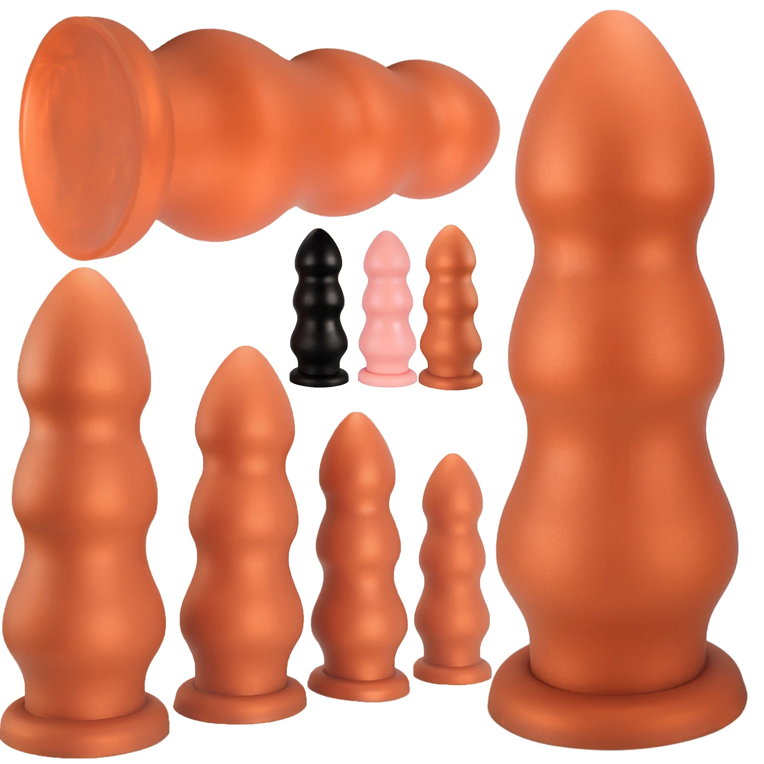 Super Huge 6.4-11cm Anal Plug Adult Sex Toys For Women Men Masturbate Big Butt Plug Anal Dildos Prostate Massage Fisting Plug