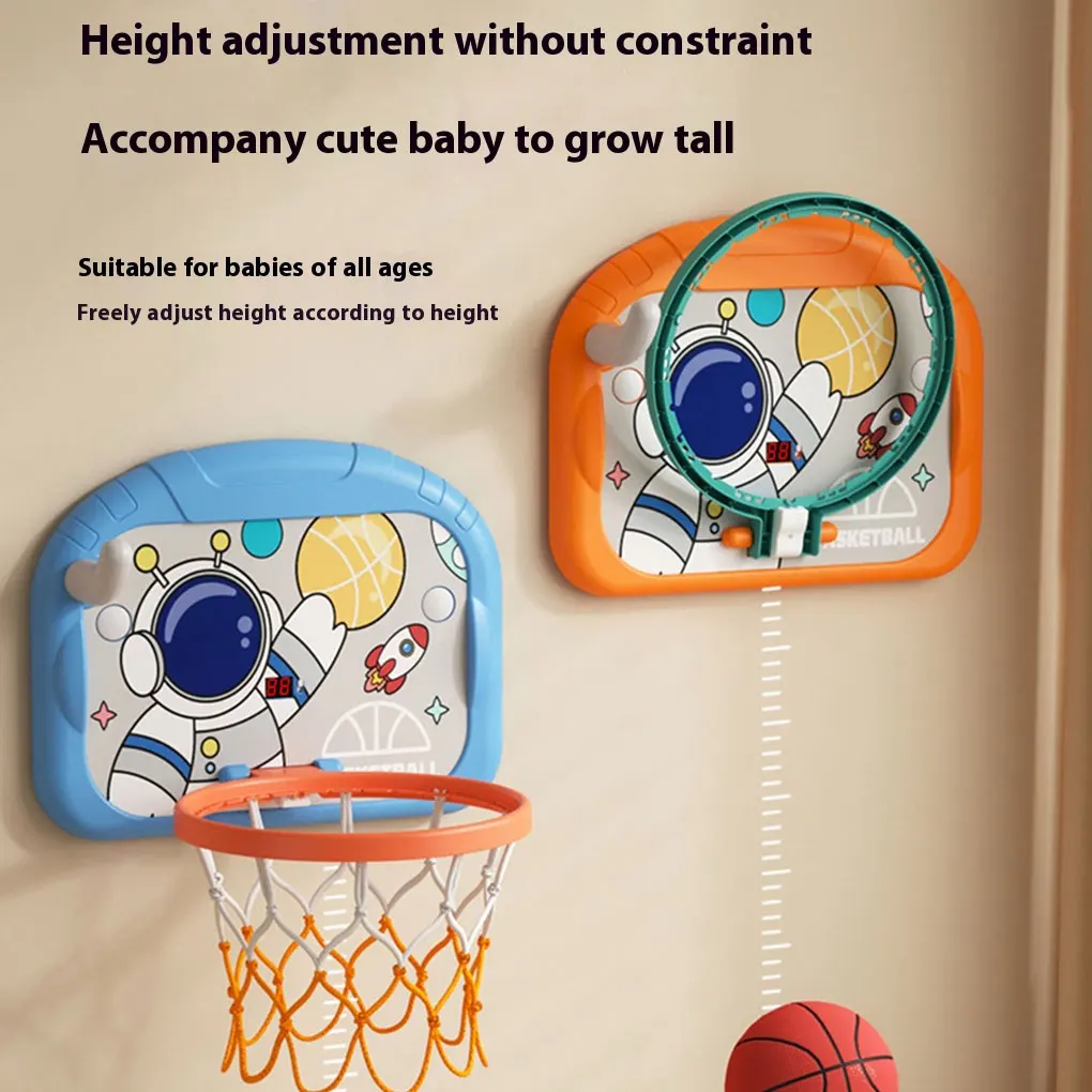 إطار كرة سلة معلق للأطفال بدون فتحة لوحة عد للرياضات الداخلية