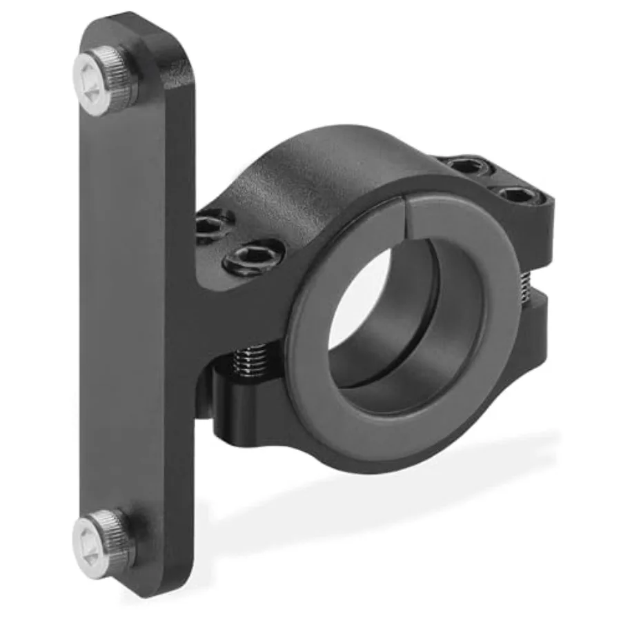 

Bike Handlebar Bottle Cage Adapter for 22.2mm35mm Clamp, Aluminum Alloy, Black, Secure Quick-Release Mount for Water Bottles
