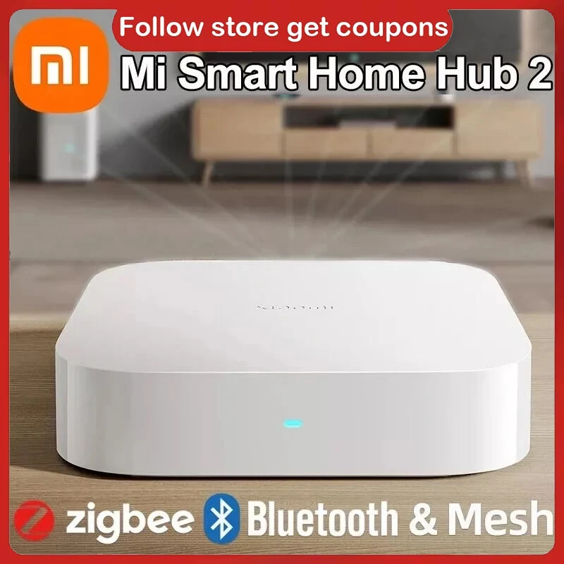 

Xiaomi Smart Home Hub 2 Zigbee 3.0 Smart Gateway Wifi 5/2.4GHz Bluetooth Mesh Dual-band Wi-Fi Remote Control Mi Home APP