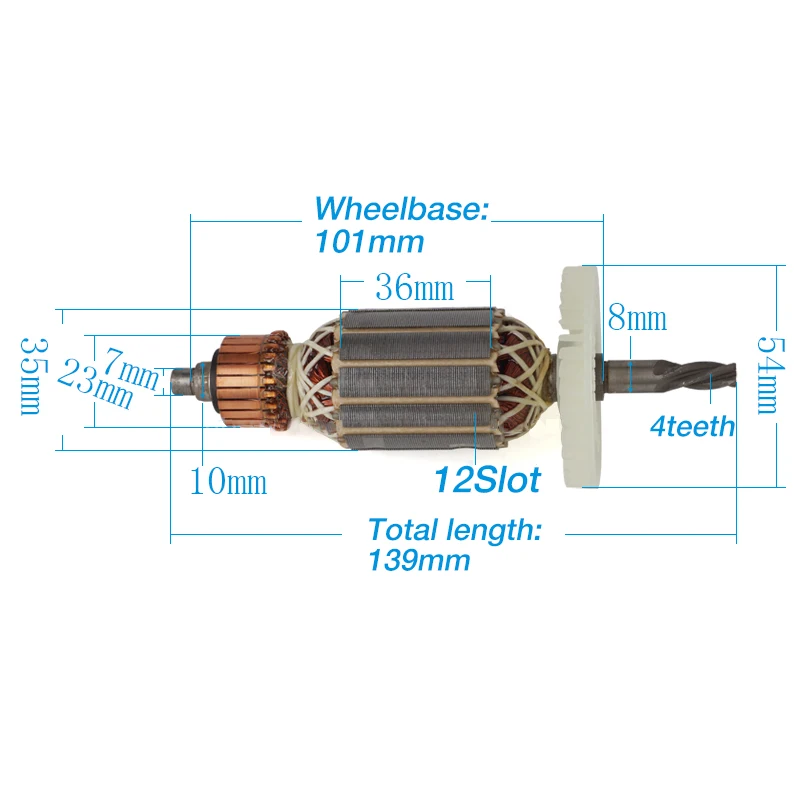 GBM400RE for Bosch Pistol Drill Hand Drill Accessories GBM500RE Rotor Armature Stator Switch for TOSHINOYA FF05-10A