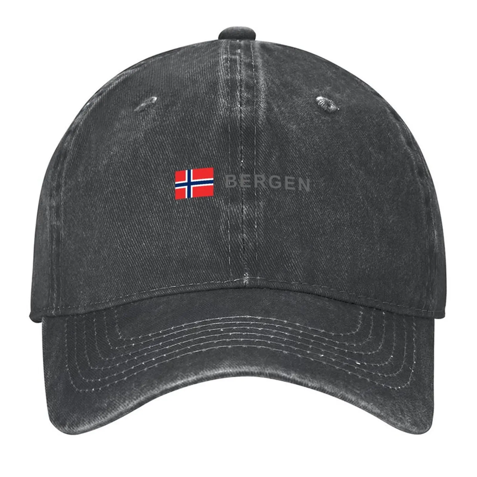 

Bergen Norway Baseball Cap designer cap Funny hats Unique hats Hip Hop Women's Beach Visor Men's