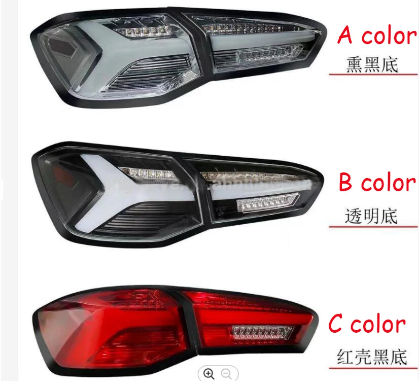 Car LED Bumper 2020~2021y taillight Focus taillamp Tail Light Rear Running Lamp + Brake + Reverse + Dynamic Turn Signal focus