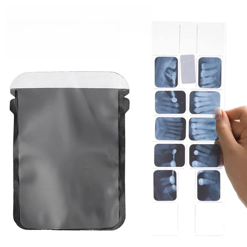 

500 шт. Конверты с барьером X-Ray ScanX, размер 2, уменьшают перекрестные инфекции, одноразовое использование