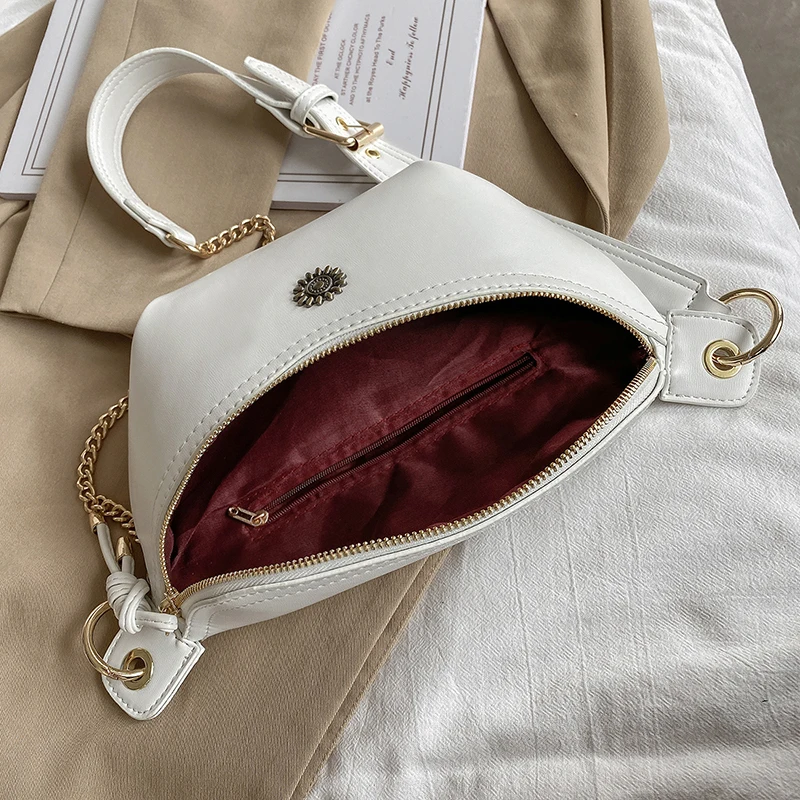 Luxury Crossbody Bag For Women 2023 Fashion Travel Chest Bag High Quality Pu Leather Waist Bag Female Designer Handbag Purse