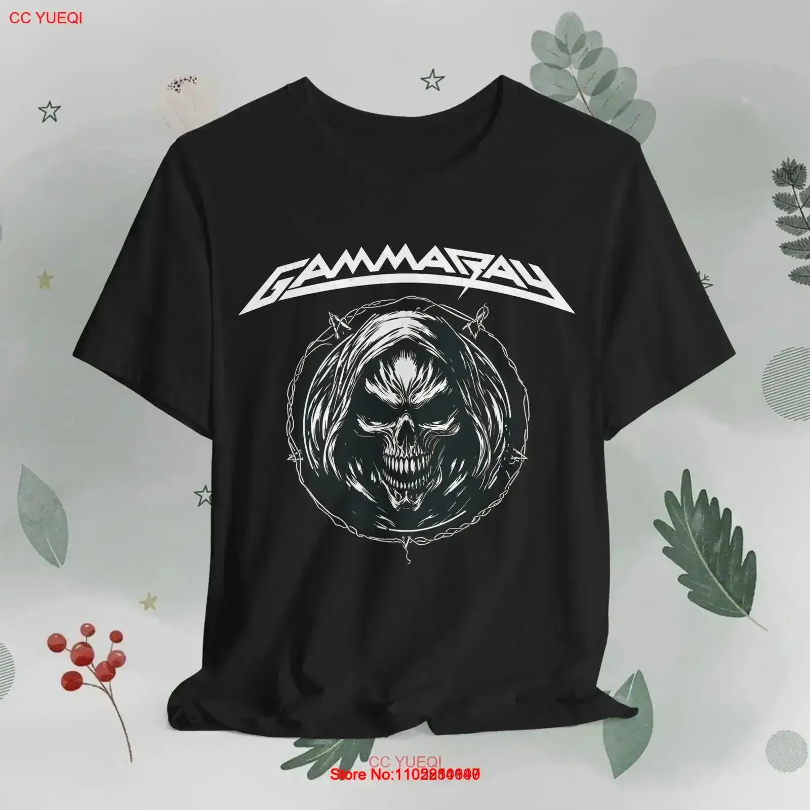 Gammaray Fan Made T shirt Power Metal Kai Hansen Helloween Heaven Can Wait vintage Washed Casual Soft Versatile Breathable