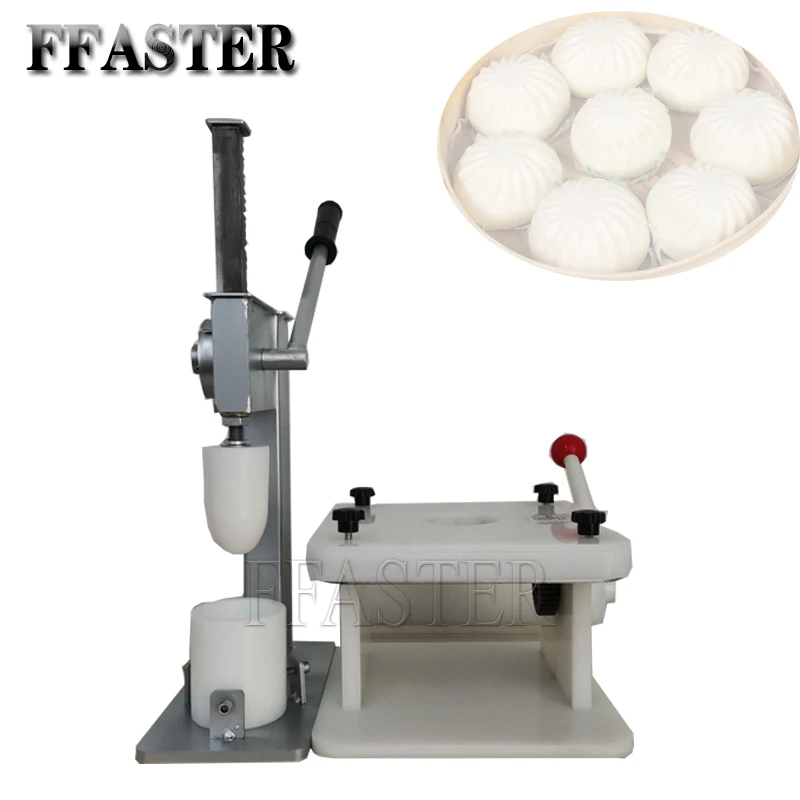 

Hand Operated Stainless Steel Steamed Stuffed Bun Maker Machine Manual Baozi Machine Momo Making Machine Bun Forming Machine