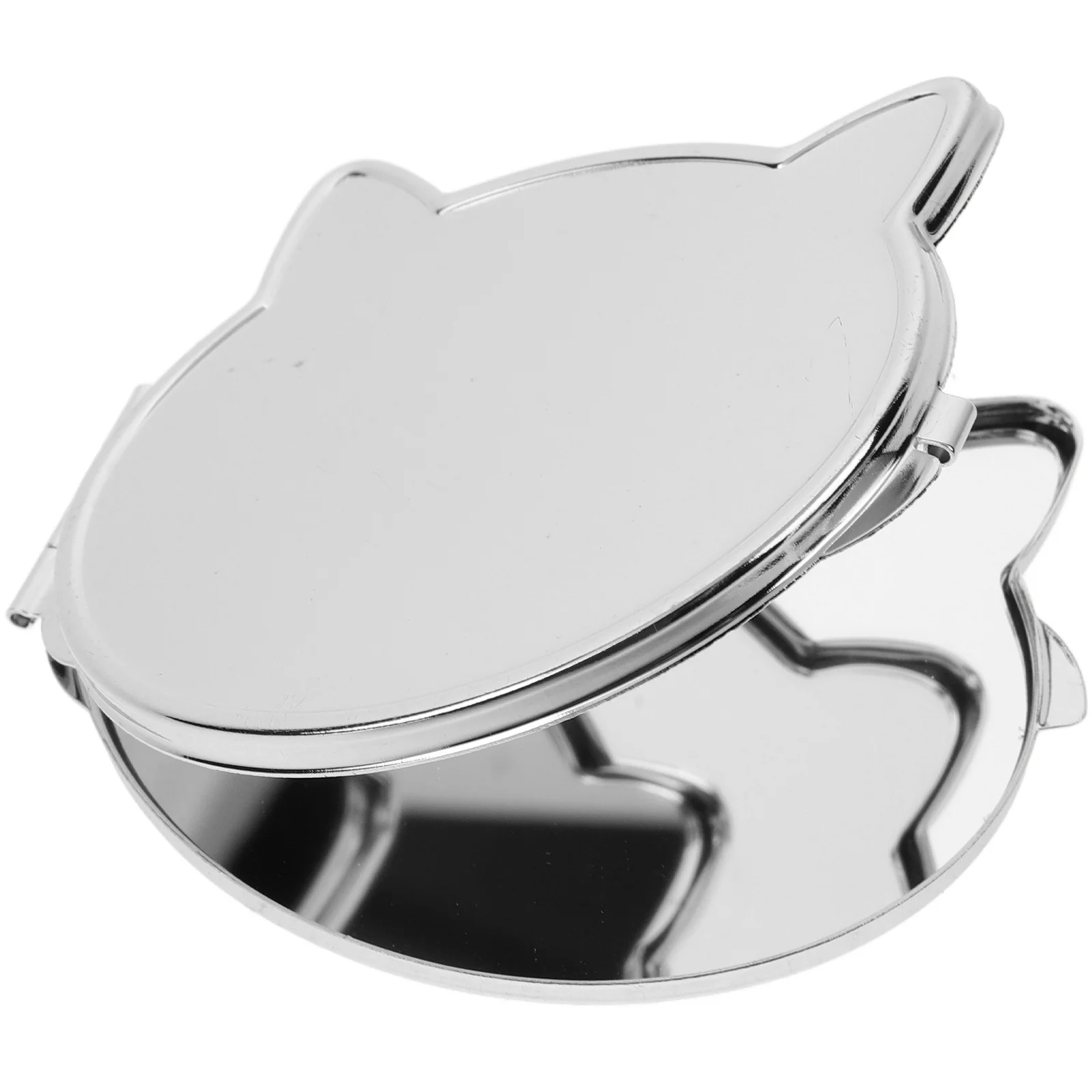 

Foldable Cat Shape Double Sided Portable Makeup Mirror Mini Travel Compact Pocket Mirror Small Lightweight Cosmetics Accessory