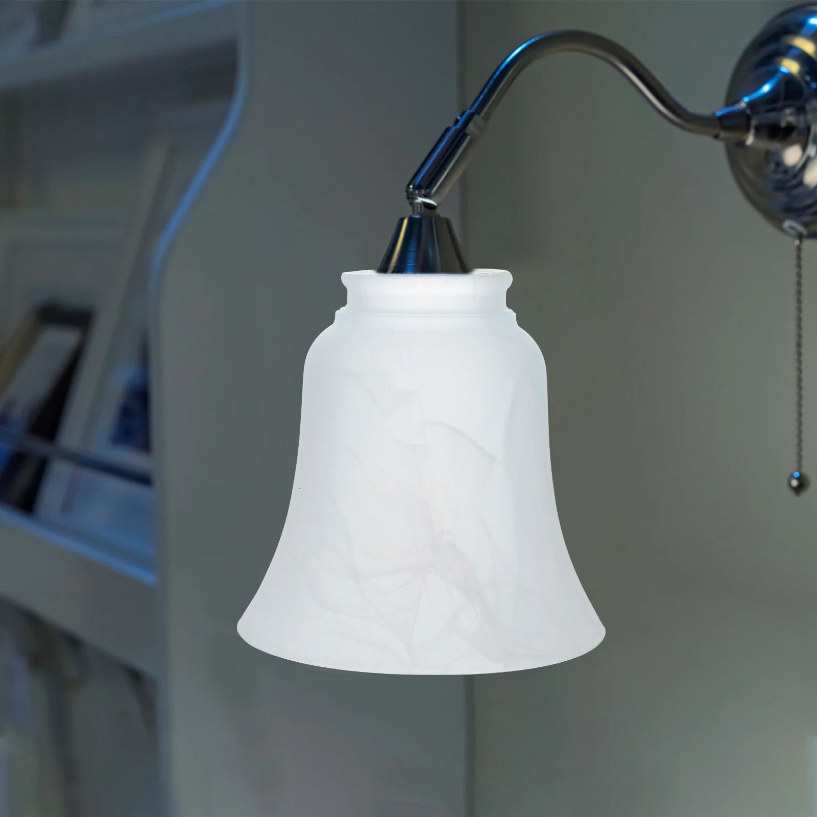 

2 шт. абажур из матового стекла, современная крышка лампы, потолочный настенный светильник, замена корпуса для спальни, гостиной, настольный торшер