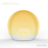 Sunrise Alarm Clock with Awakening Light Digital Sleep Sound Night Light Desk Clock Sleep Aid Device Color Changing Perfect Gift