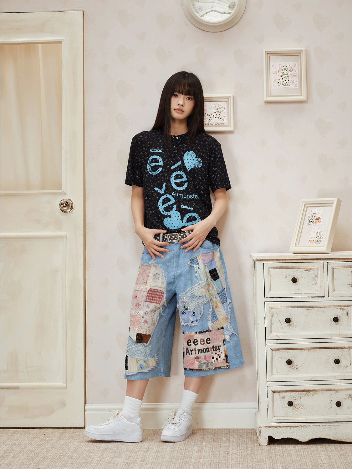 Digital Print Short Pants Casual Seven-Five Pants Comfortable Loose Fit Cotton Shorts for Men Summer Collection Eeeea Design