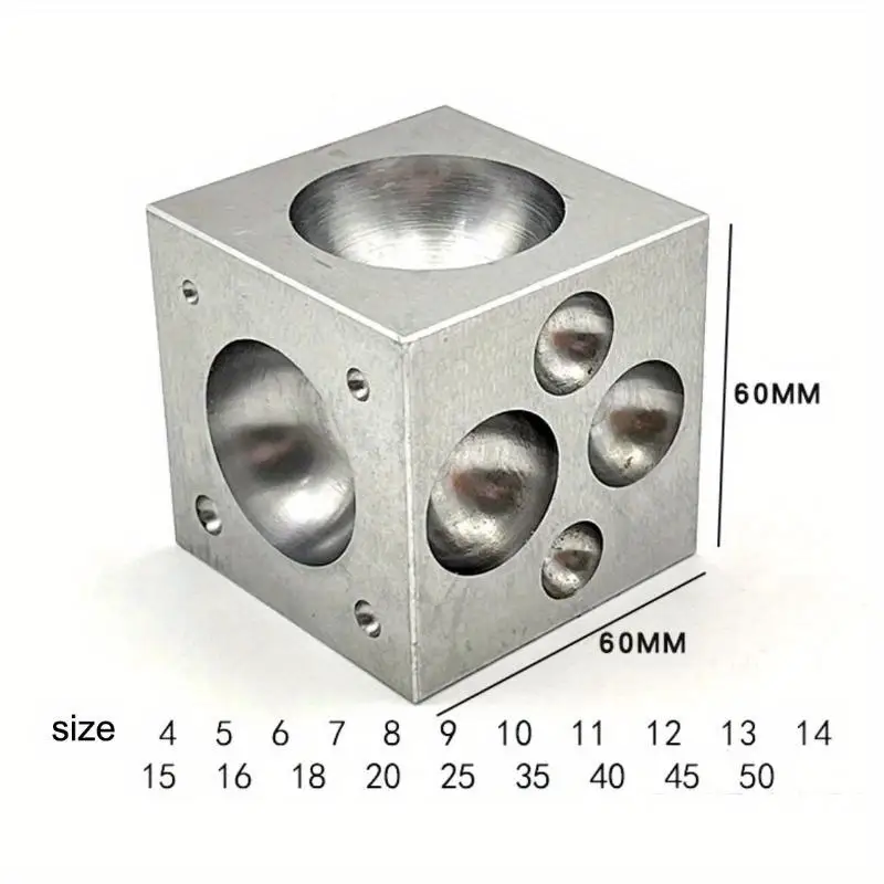1PC Dapping Block Professional Jeweler Metal Forming Shaping Tool for Jewelry Making