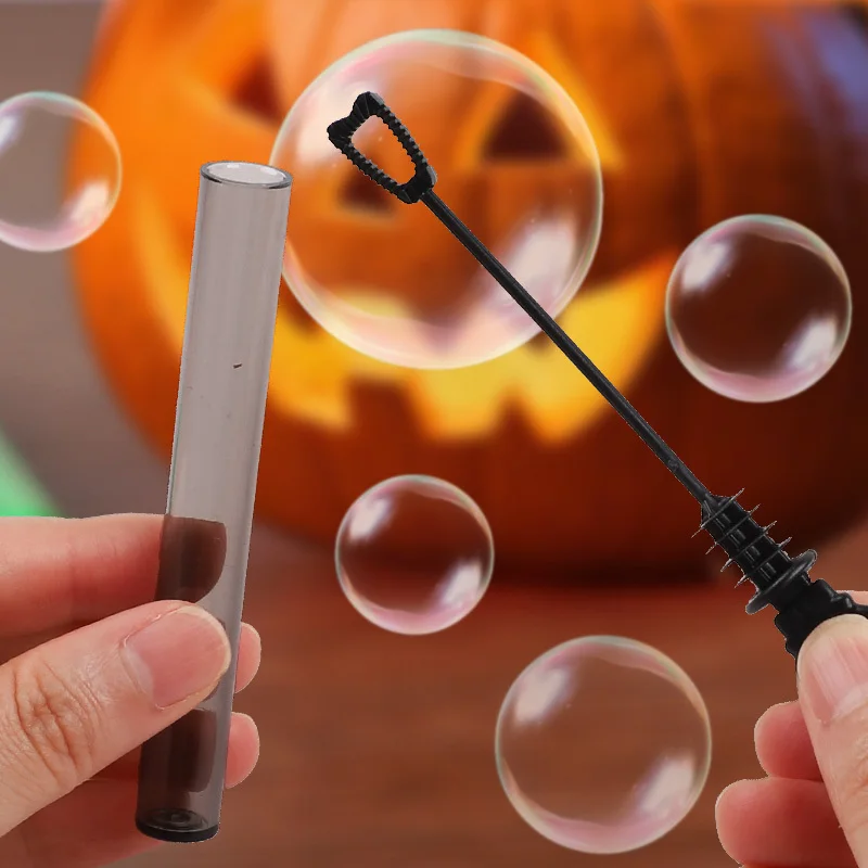 12/24 Stücke Halloween Leere Blase Seifenflaschen Rohr Schädel Geist Kürbis Blase Zauberstäbe Halloween Party Süßes oder Saures Gefälligkeiten Dekor – Detail 6