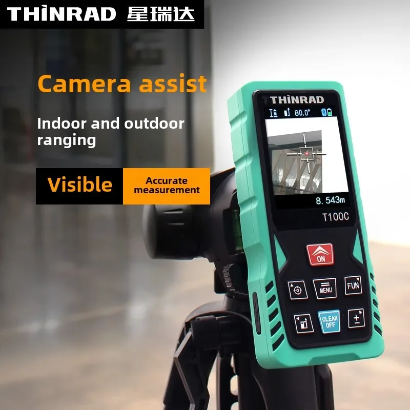 Vision Measuring Machine: Outdoor Infrared Distance Meter with Bright Light Handheld Laser Ruler