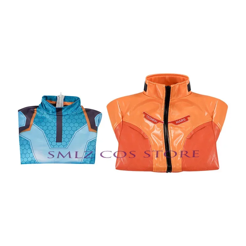 أزياء جونو التأثيرية للعبة امرأة جونو معطف شعر مستعار حللا بدلة الهالوين كرنفال الزي جونو تيو مينه الزي للنساء والفتيات