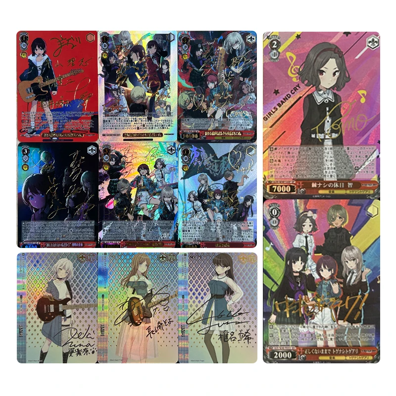 Diy hausgemachte japanische Cartoon BanG Dream! Es ist MyGO!!!!! Tomori Takamatsu Anon Chihaya Sammlung Karte Spielzeug Geschenk