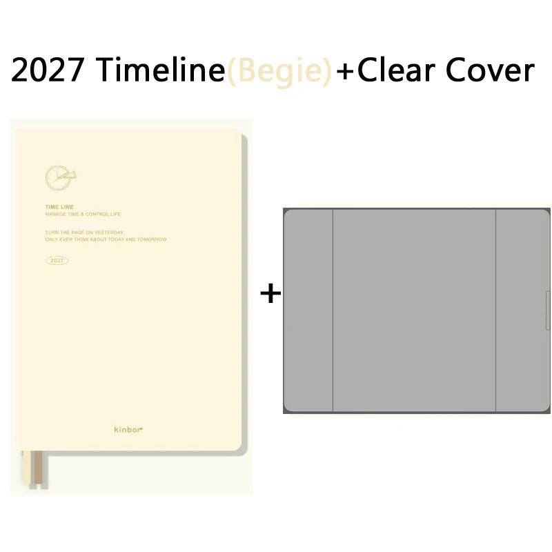 Kinbor 2027 Zeitplan/8-Teiliger A5-Planer, Wochenplaner zur Zeitmanagement-Organisation, Softcover-Notizbuch für tägliche Büroaufgaben
