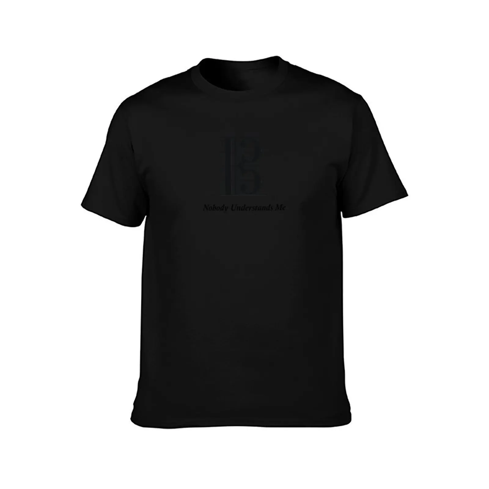 Alto clef T-Shirt Basic Solid Color Short Sleeve Cotton Top