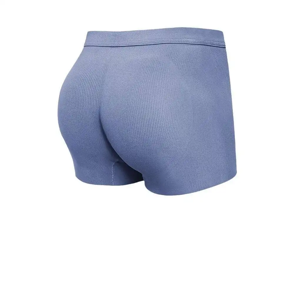 Latex Pad Scratch Free Fake Buttocks Men\'s Underwear Men\'s Buttocks Shapewear For Men Underwear Brief Body Shapers M L XL XXL