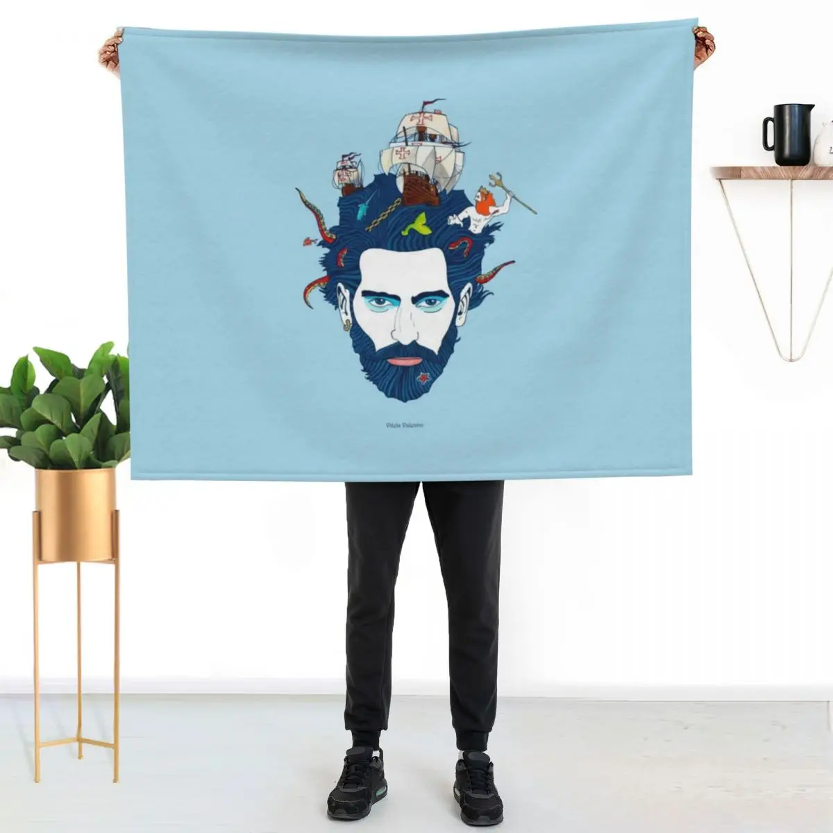 Sea Throw Blanket Multi-Purpose Beach Sofa Throw Luxury Designer Thermal warm for winter Blankets