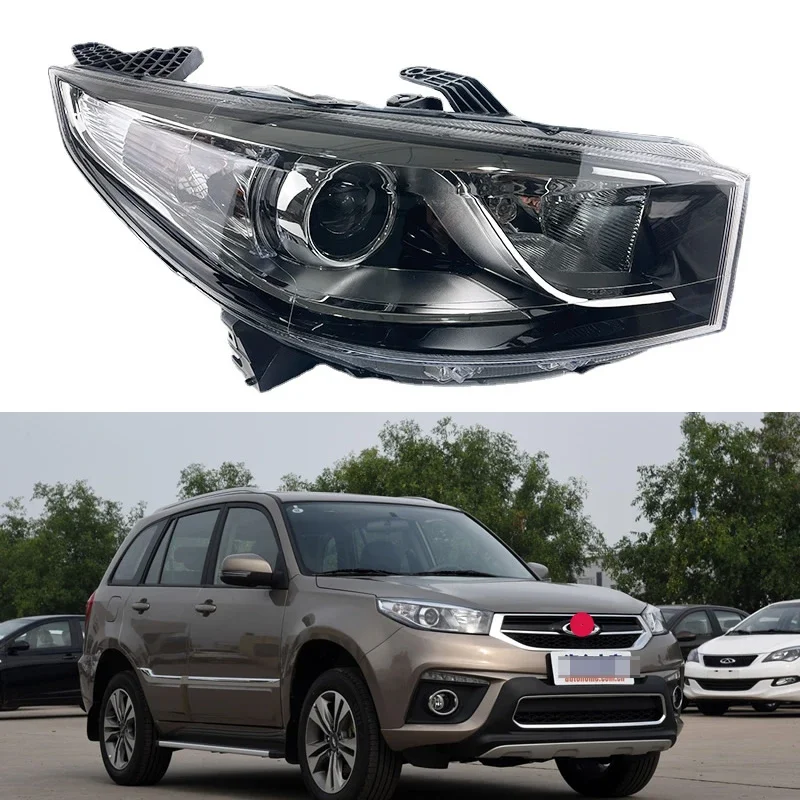 

Для Chery Tiggo 3 2014 2015 2016 2018, автомобильные аксессуары, фара в сборе, дальний свет, указатель поворота, ближний свет, ночные ходовые огни