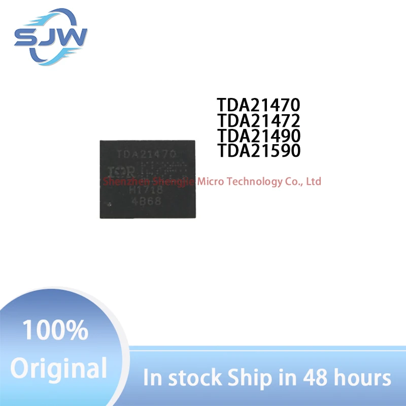 

TDA21470 TDA21472 TDA21490 TDA21590 encapsulation PG-IQFN-39 DC-DC power supply chip Gate driver chip