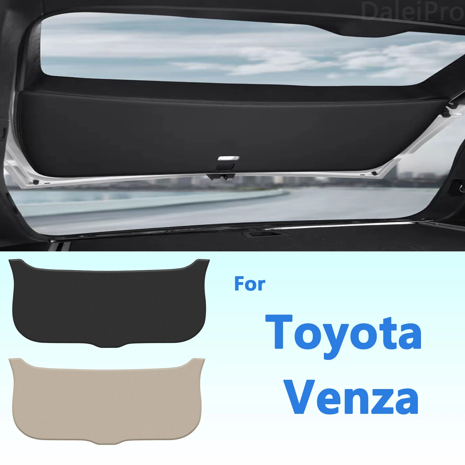 

For Toyota Venza 2022 2023 2024 Car Liftgate Scratch Resistant Rear Trunk Protection Cover Anti-kick Leather Decoration Pad