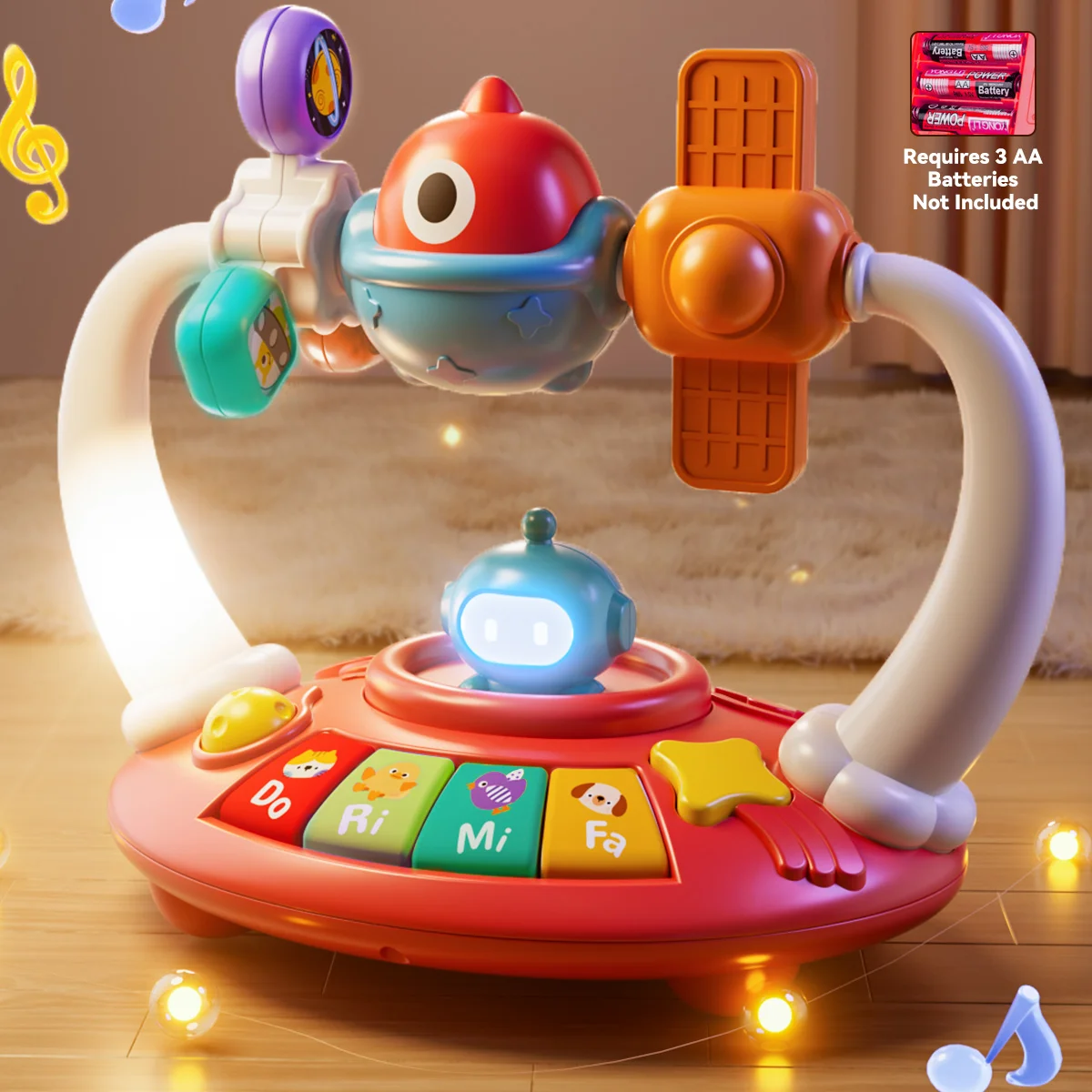 Brinquedos de teclado de piano musical, brinquedos eletrônicos de educação precoce, brinquedos de educação musical, brinquedos de atividades para bebês, cultivando cores dos bebês