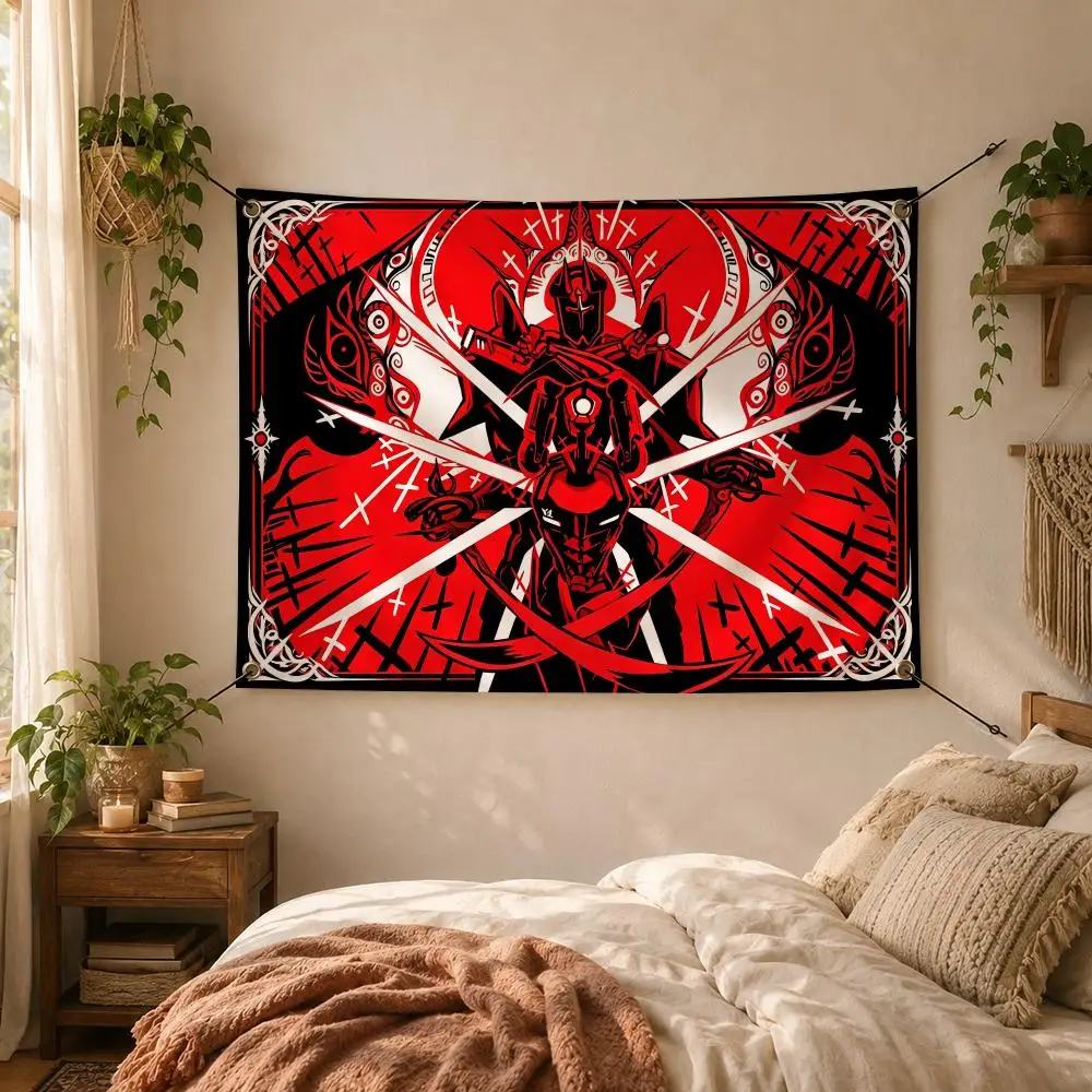 Game-ULTRAKILL Action FPS Game Flags Decorative Flag Banner for Outdoor Garden Yard Camping Party Home Wall Hanging Decor