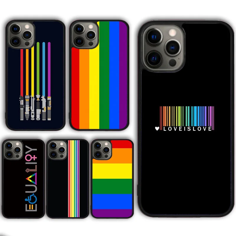 

LGBT Gay Pride Lesbian Phone Case Cover for iPhone 17 Air 16 16e 15 13 14 11 12 Pro Max Plus coque fundas Shell